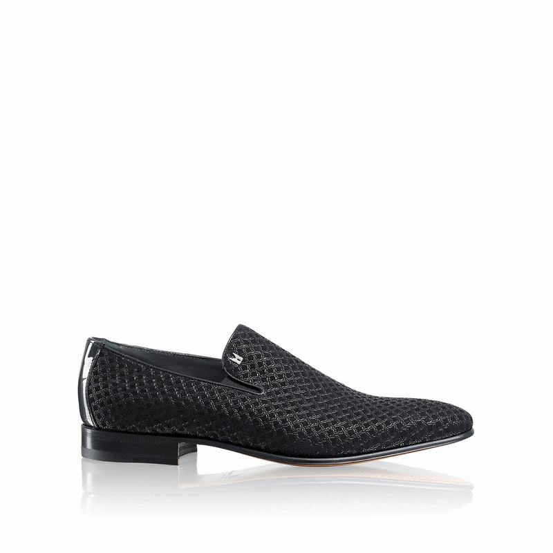 Black Russell And Bromley Meander Men's Slip On Shoes | UMQ6157UO