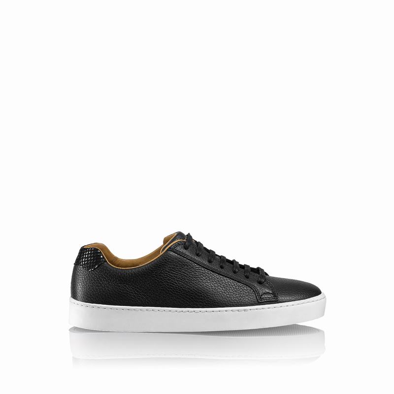 Black Russell And Bromley Park Run Women's Low Top Sneakers | BII3034KJ