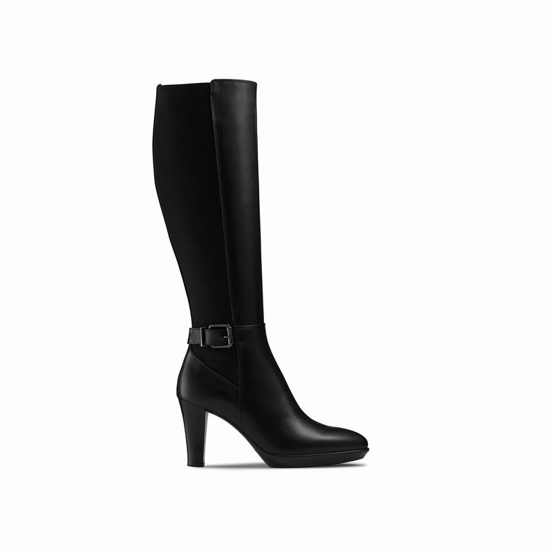Black Russell And Bromley Rainbow Women's Knee High Boots | KEJ4793VZ