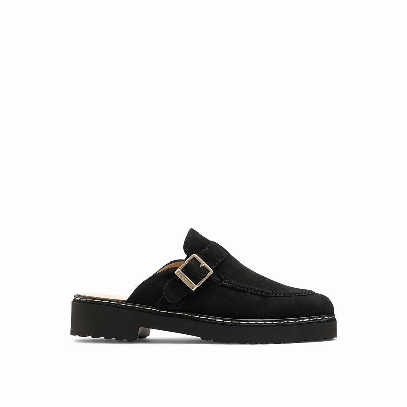 Black Russell And Bromley Tulip Women's Loafers | BRA5149WU