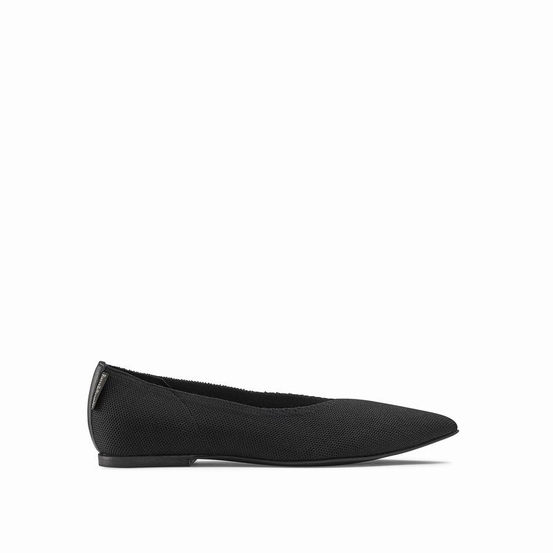 Black Russell And Bromley Tutu Women's Ballet Flats | SKW9491PC