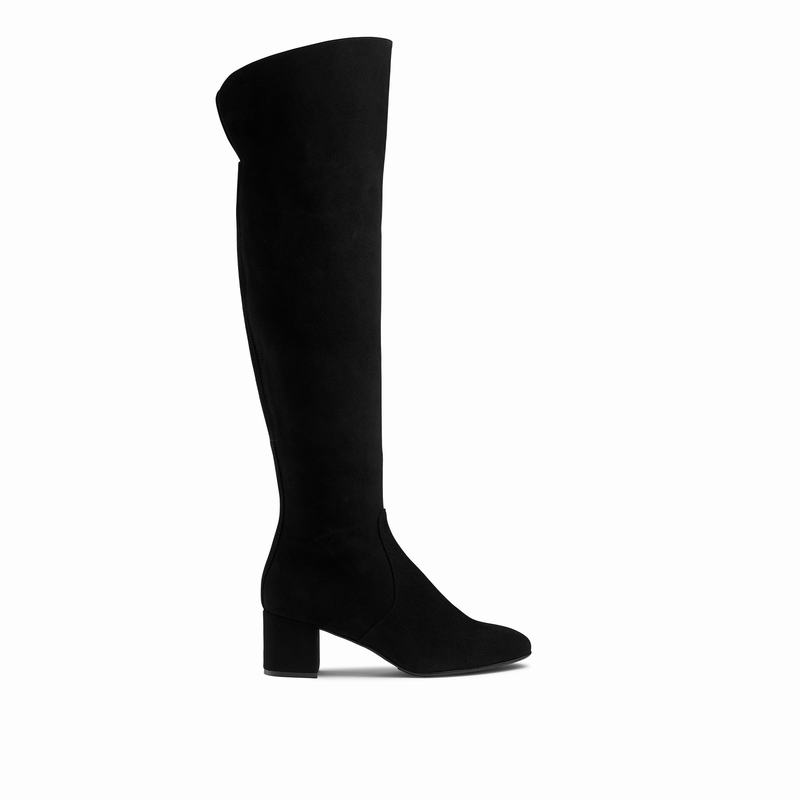 Black Russell And Bromley Way Up Women's Knee High Boots | JVY7284LE