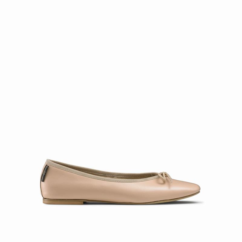 Brown Russell And Bromley Angelina Women's Ballet Flats | QLD516YX