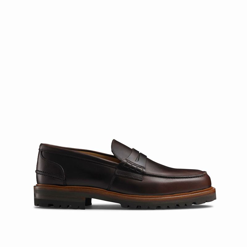 Brown Russell And Bromley Arnside Men's Loafers | KTJ4641FP