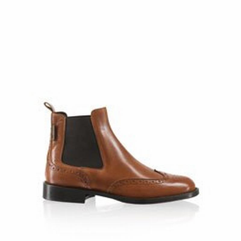 Brown Russell And Bromley Cadogan Women's Chelsea Boots | JJQ5371VP