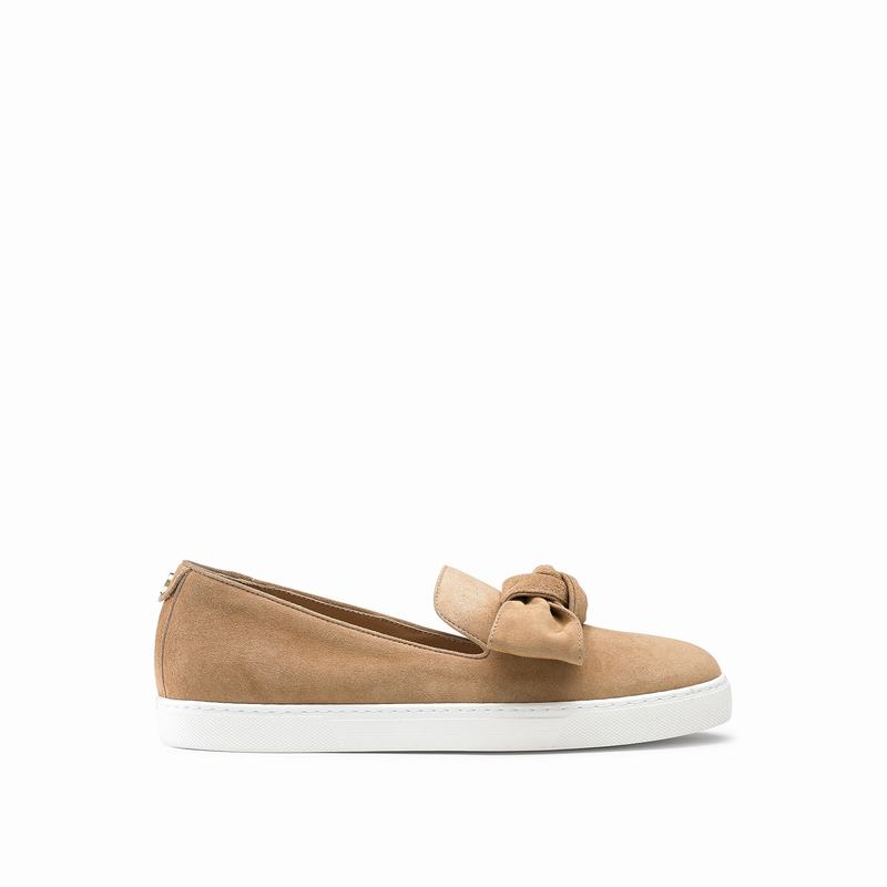 Brown Russell And Bromley Casablanca Women's Slip On Trainers | IJS9971UL