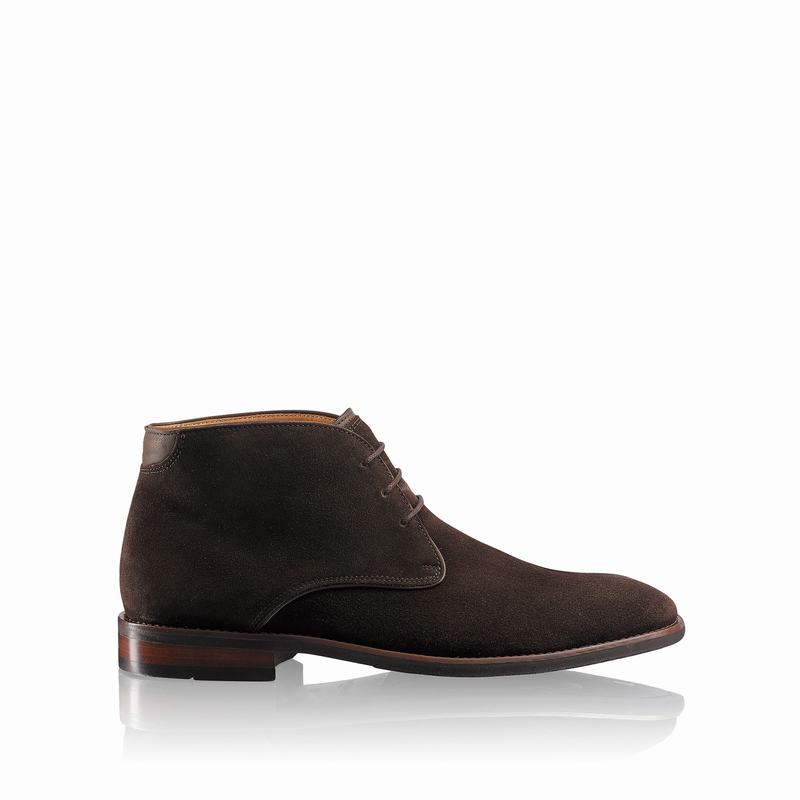 Brown Russell And Bromley Classic Men's Desert Boots | GLW9772GN