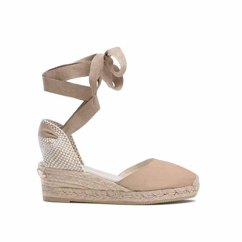 Brown Russell And Bromley Cocowrap Women's Espadrilles | NJW893CW