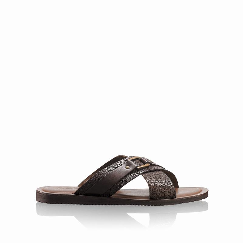 Brown Russell And Bromley Dream Men's Sandals | VSC9519FQ