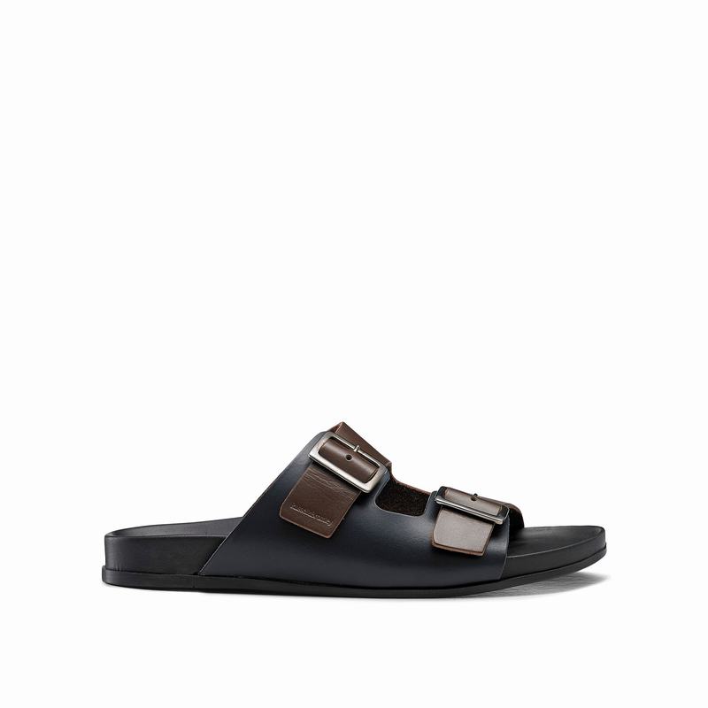 Brown Russell And Bromley Islander Men's Sandals | FFY165VD