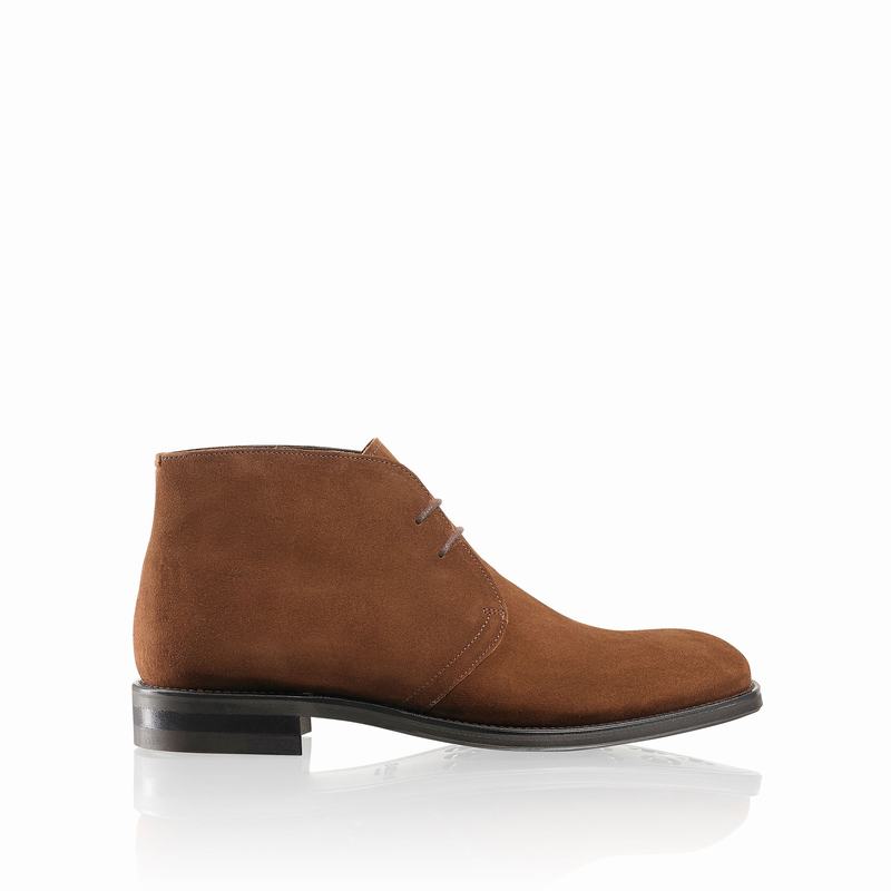 Brown Russell And Bromley Jermyn Men's Desert Boots | AIT97100ZE