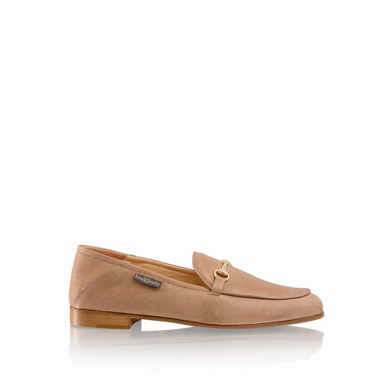 Brown Russell And Bromley Loafer Women's Loafers | GUI3546LI