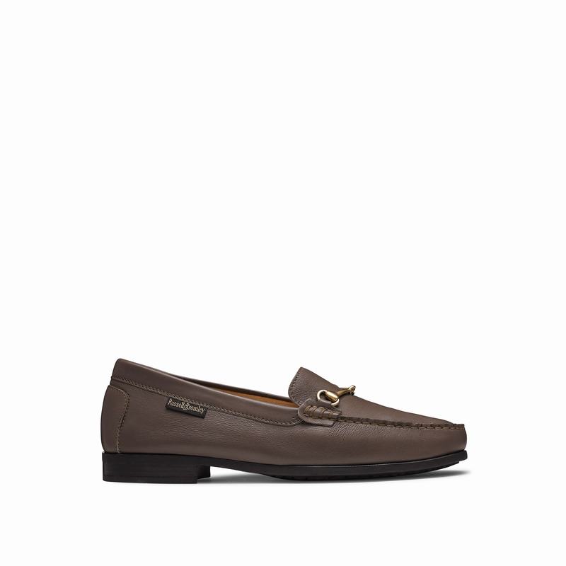 Brown Russell And Bromley Poshmoc Women's Loafers | RUC4953JU
