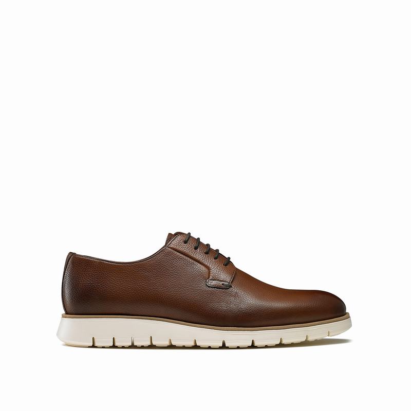Brown Russell And Bromley Socialite Men's Lace Up Shoes | CSZ3951XG