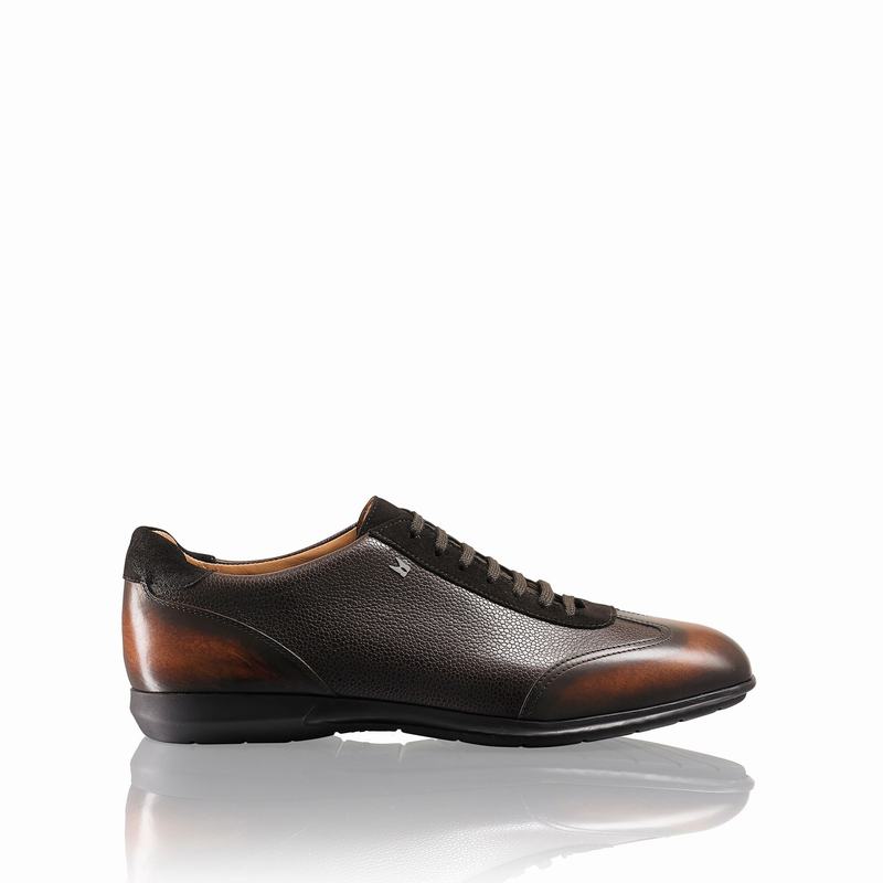 Brown Russell And Bromley Urban Men's Lace Up Shoes | FKB2114US