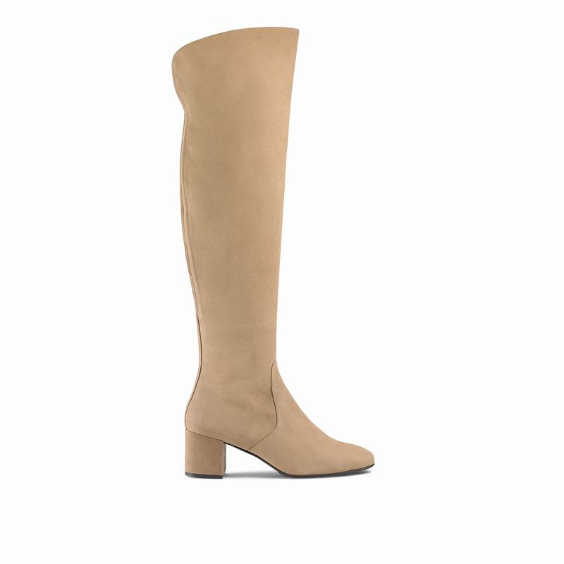 Brown Russell And Bromley Way Up Women's Knee High Boots | EUL3569PR