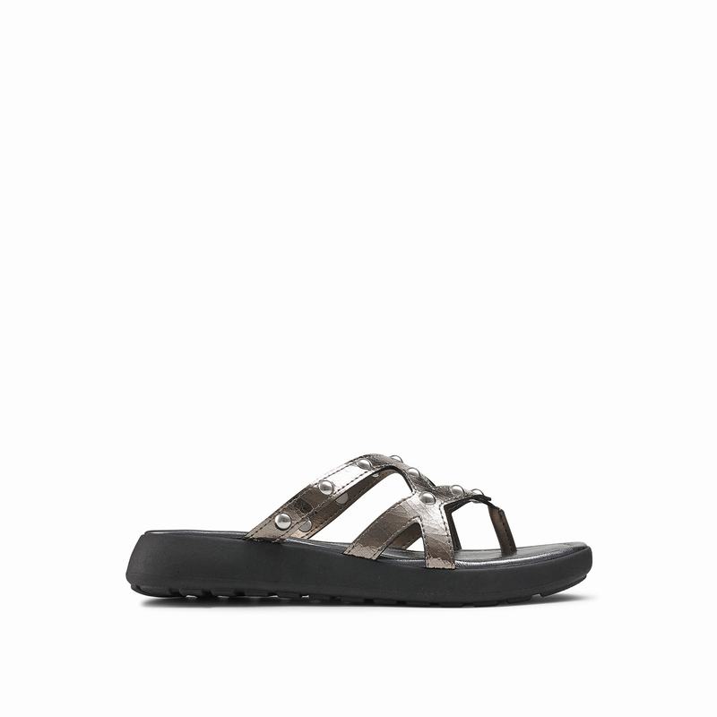 Metallic Russell And Bromley Crossfit Women's Flat Sandals | BNB8531VR