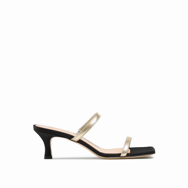 Metallic Russell And Bromley Daiquiri Women's Heeled Sandals | FXE3245MT