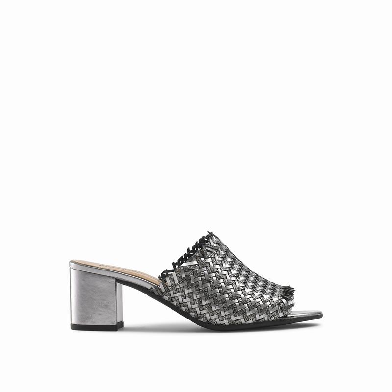 Metallic Russell And Bromley Libertymid Women's Wedge Sandals | WEI463IZ