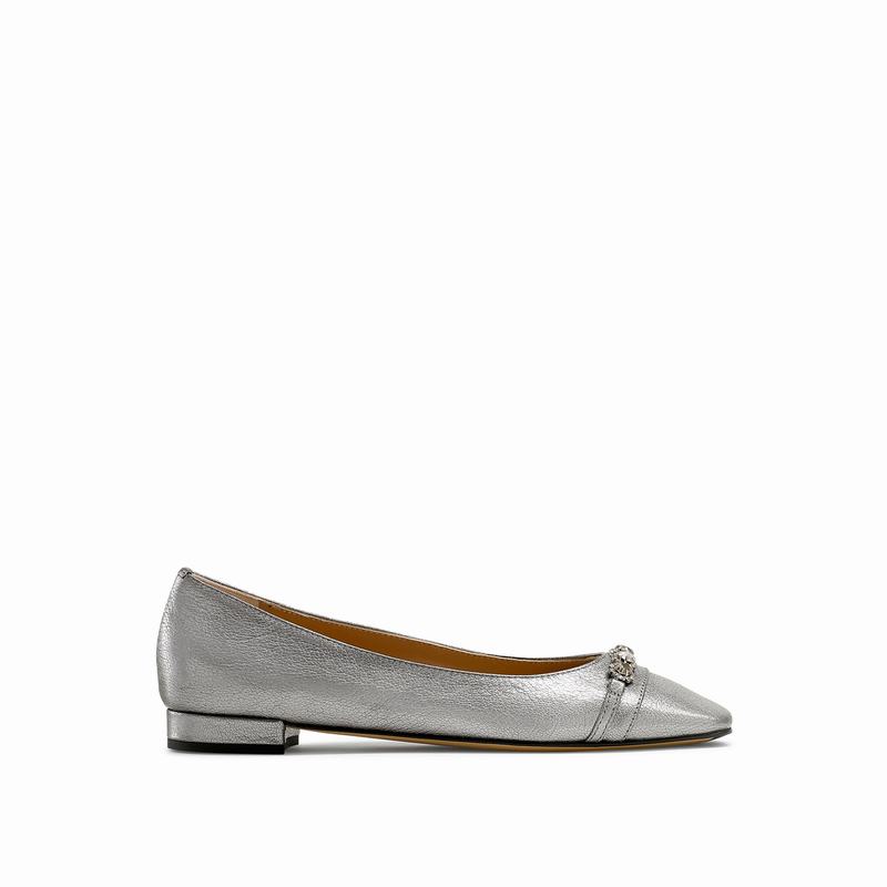 Metallic Russell And Bromley Posie Women's Ballet Flats | LTR4773JU