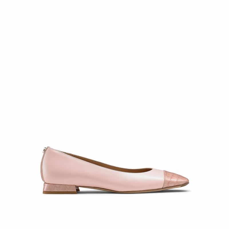 Pink Russell And Bromley Fondant Women's Ballet Flats | UDC5116GO