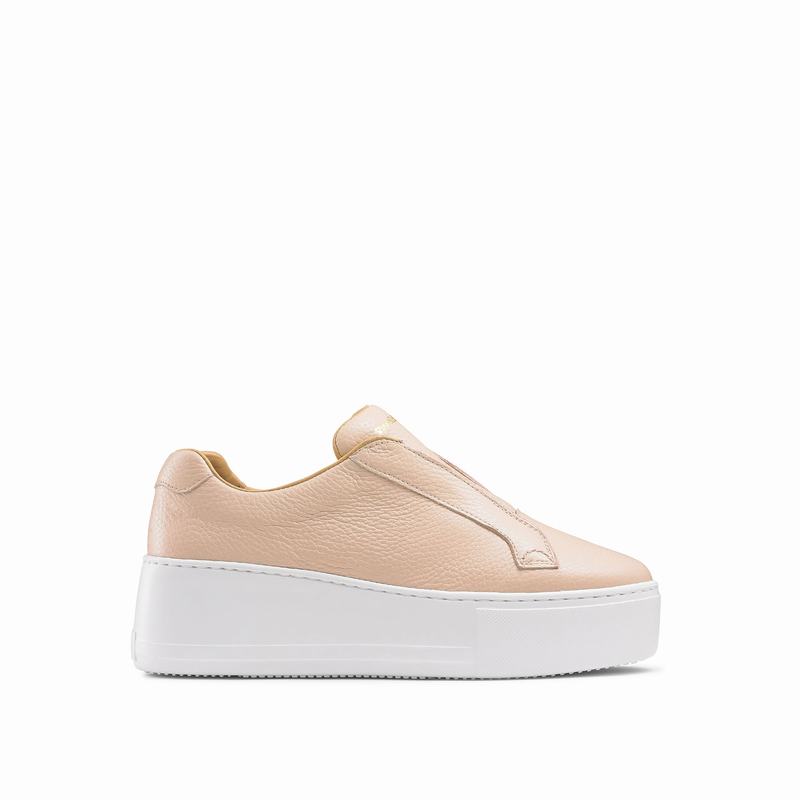 Pink Russell And Bromley Park Up Women's Platform Sneakers | BXG4038ZK