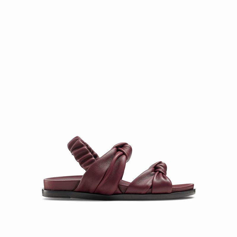 Red Russell And Bromley Knottie Women's Flat Sandals | IAP6036TT