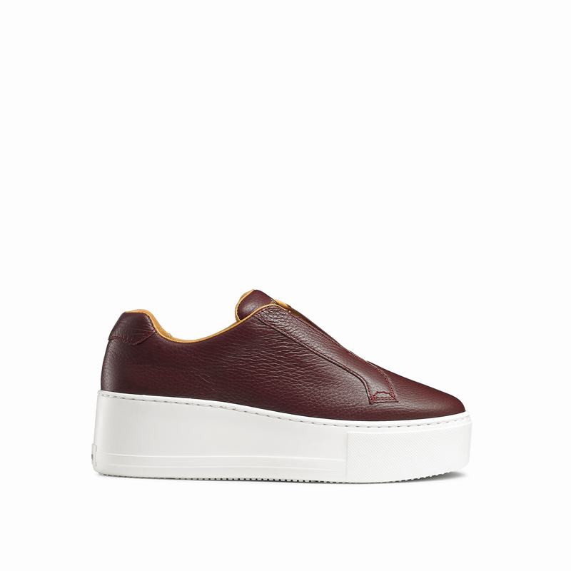 Red Russell And Bromley Park Up Women's Platform Sneakers | BQP255RB