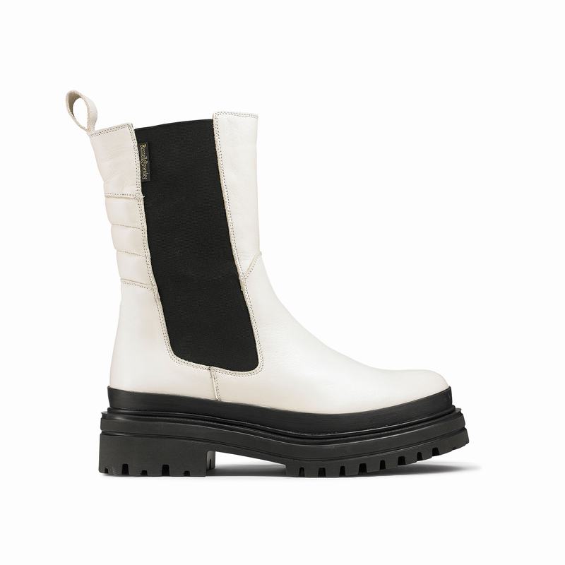 White Russell And Bromley Highway Women's Chelsea Boots | LFX9134GJ