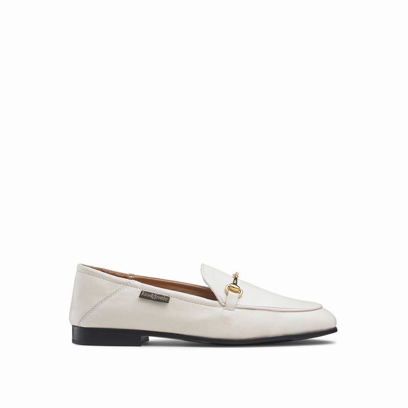 White Russell And Bromley Loafer Women's Loafers | FSU6977OS